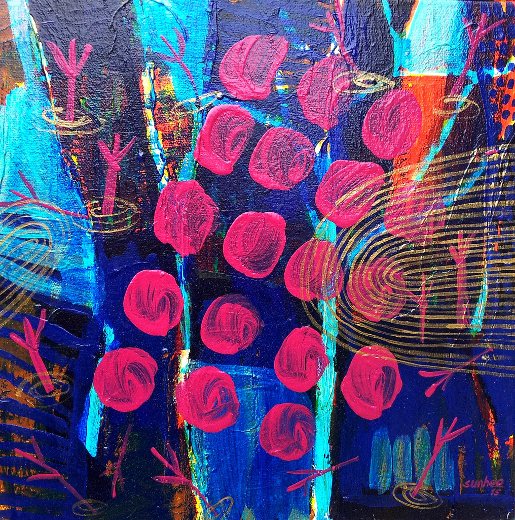 st, acrylique sur toile, 30x30cm, 2015